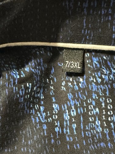 MAC#OO Italian Engineered Fabric Shirt With Hidden Skulls Size 3X - Picture 9 of 12