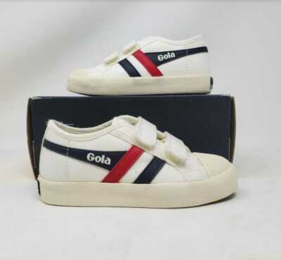 NEW KIDS 9 1 GOLA x CREWCUTS FOR J CREW WHITE COASTERS SHOES TRAINERS