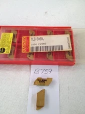 10  NEW SANDVIK (NG) TLG-3088L TOP NOTCH (lok) CARBIDE INSERTS. GR: 225G. {B759}