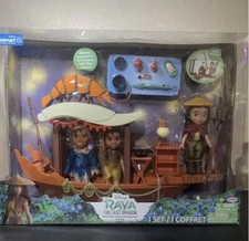 Disney Raya And The Last Dragon Crew Shrimporium Boat Petite Playset Shrimp Doll