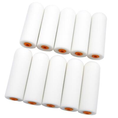 10 Stck. 4 Zoll Farbe Schaumfarbe Rollenhülsen Malen Schwamm Pinsel