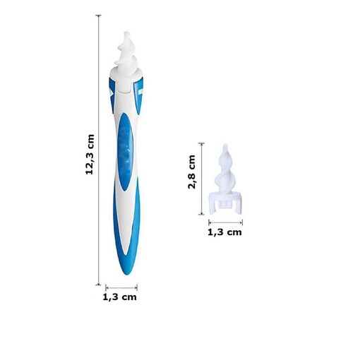 Trade Shop - Pulisci Orecchie Aspira Elimina Rimuovi Leva Pulizia Cerume A Batterie Indolore 85907213 - Foto 8