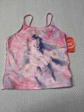 Wondernation SwimTankini Top Girls Size L 10-12 Top Only