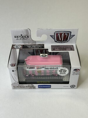 M2 MACHINES 2017 NY Toy Fair Exclusive 1:64 1960 VW Ice Cream Delivery Van 300