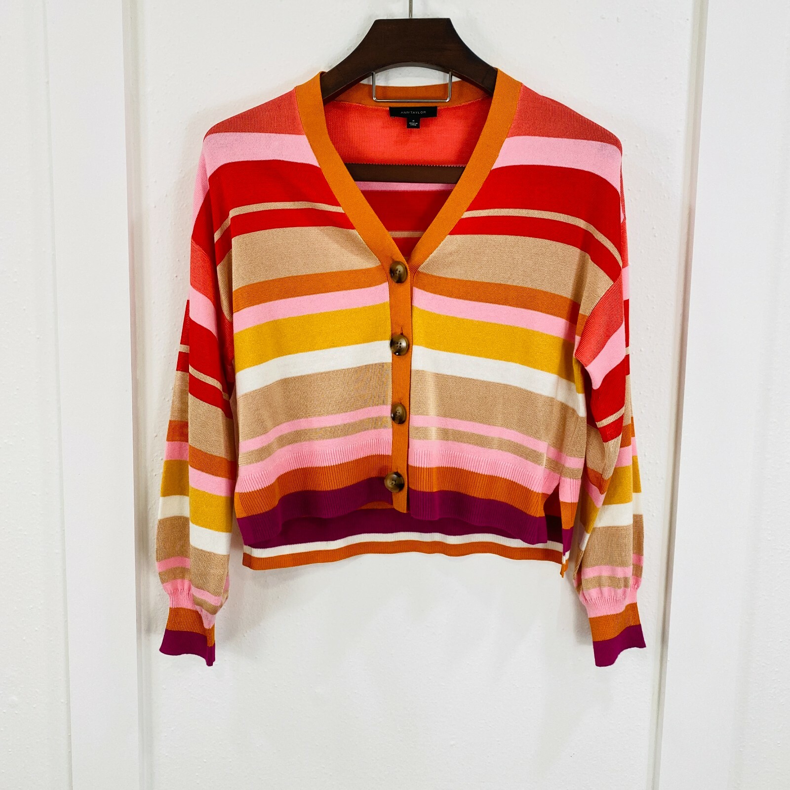 Ann Taylor Medium Cardigan Sweater 