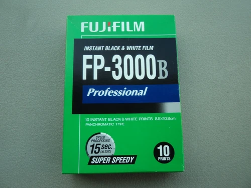 New Sealed Fujifilm FP-3000B Professional Black & White Instant Film NIB