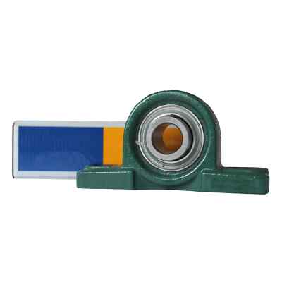 (Qt. 4) UCP212-38 Solid Based Double Seal Pillow Block Bearings 2-3/8'' Bore