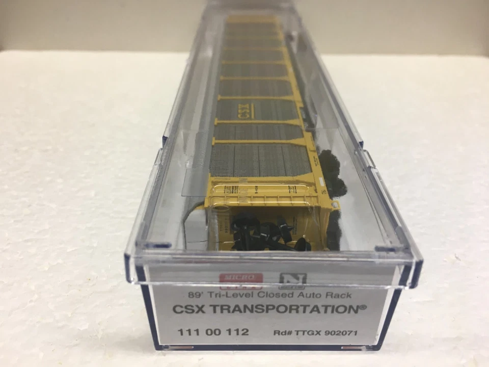 N Scale Micro Trains MTL 111 00 112 CSX Transportation TTGX 992071 Autorack - Image 3 of 4