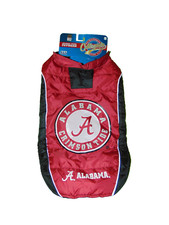 Alabama Crimson Tide Dog Jacket Large New