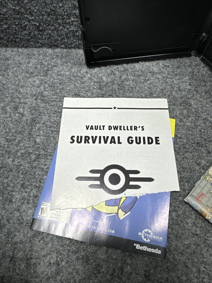 Fallout 4 PC Games 2015 Complete with Manual Survival Guide & Poster eBay