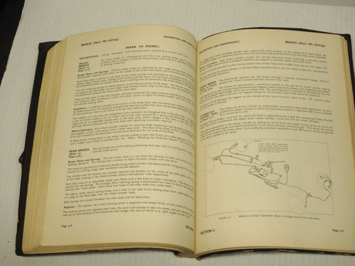 JAGUAR SERVICE MANUAL FOR MARK Vll & xk120 models - Bild 17 von 19