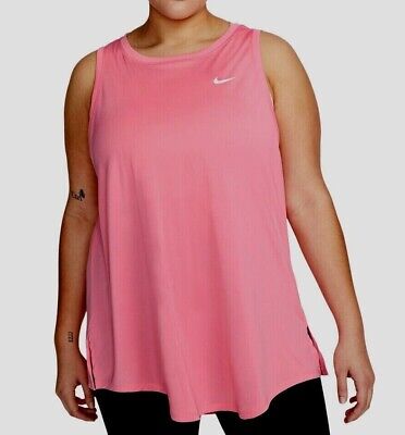 Nike Women's Coral Chalk Dri-FIT Training Tank Top (DX0602 Nike Women's Coral Chalk Dri-FIT Training Tank Top (DX0602