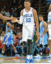 Richaun Holmes Autographed 8x10 Philadelphia 76ers  Free Shipping  #S2553