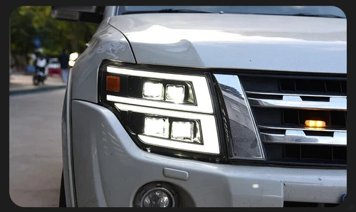 2X Faro proiettore anteriore dinamico led per mitsubishi pajero montero v93 v97 2009-2021 - Foto 11 di 19