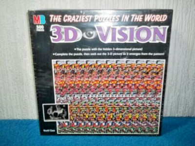 3D VISION - WELTKLASSE - DAS VERRÜCKTESTE PUZZLE - 500-TEILIGES PUZZLE - NEU & VERSIEGELT