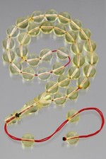 Islamic 33 Round Shape Prayer Beads Genuine BALTIC AMBER TASBIH 20.9g 210407-2