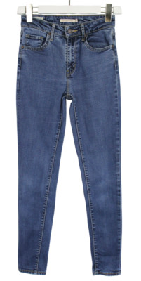 LEVI'S 721 High Rise Skinny Premium Big E Jeans Women's W26/L30 Stretch