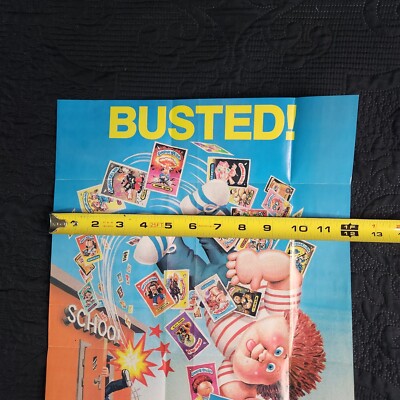 ガーベッジペイルキッズ ポスター18種セット Vintage 1986 TOPPS Garbage Pail Kids Poster #18 BUSTED 12