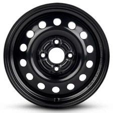 New Wheel For 2004-2011 Ford Focus 15 Inch 15x6" Painted Black Steel Rim