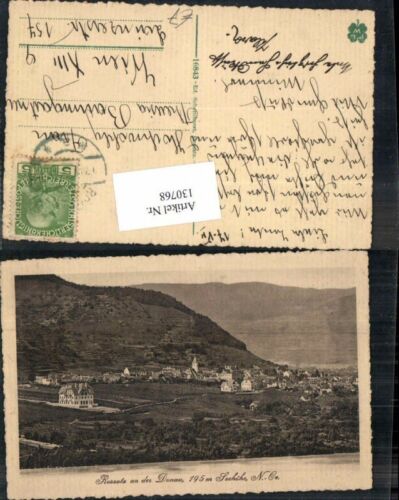130768,Rossatz a.d. Donau Wachau 1910 - Bild 1 von 1
