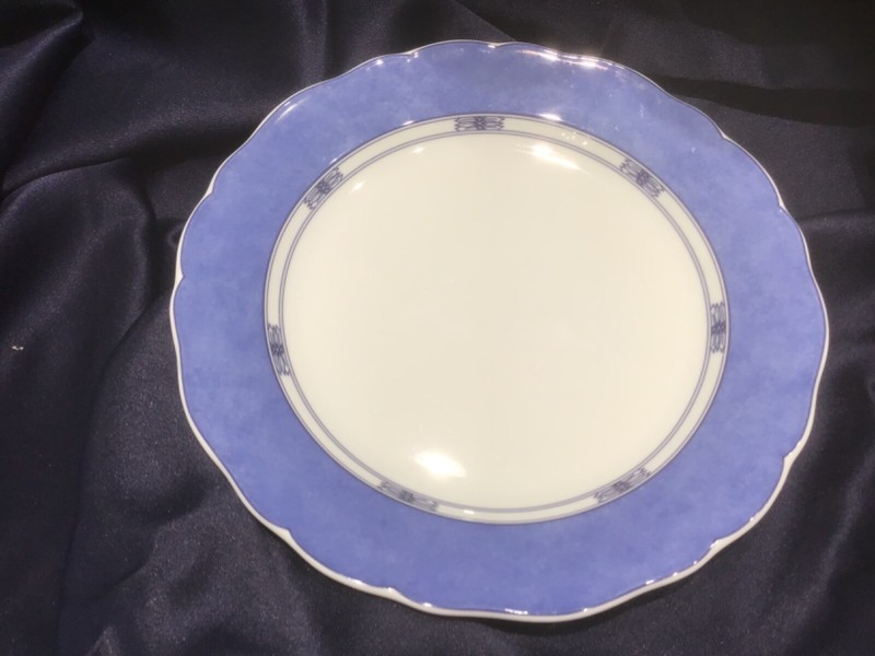 WEDGWOOD SCANDIC BLUE STOCKHOLM DINNER PLATE excellent! BLUE & WHITE