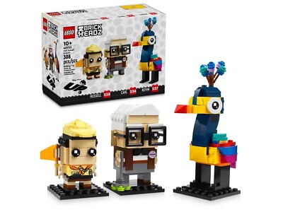 LEGO 40752 Carl, Russel, & Kevin Brickheadz New Free Shipping