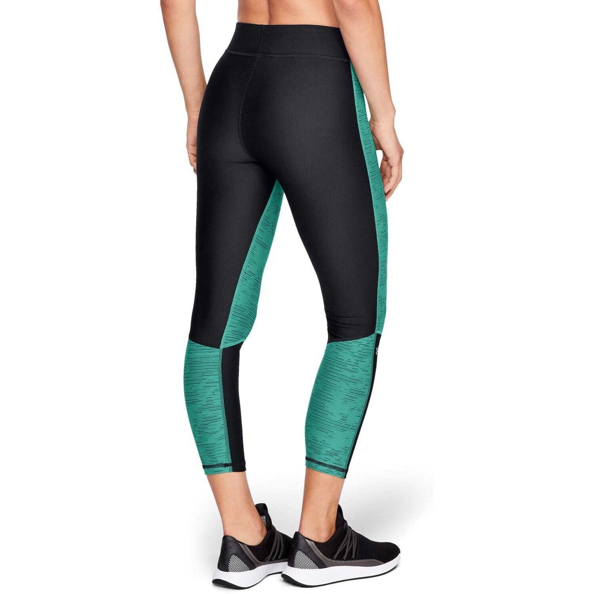 Under Armour Ladies HeatGear Armour Jacquard Ankle Crop Leggings