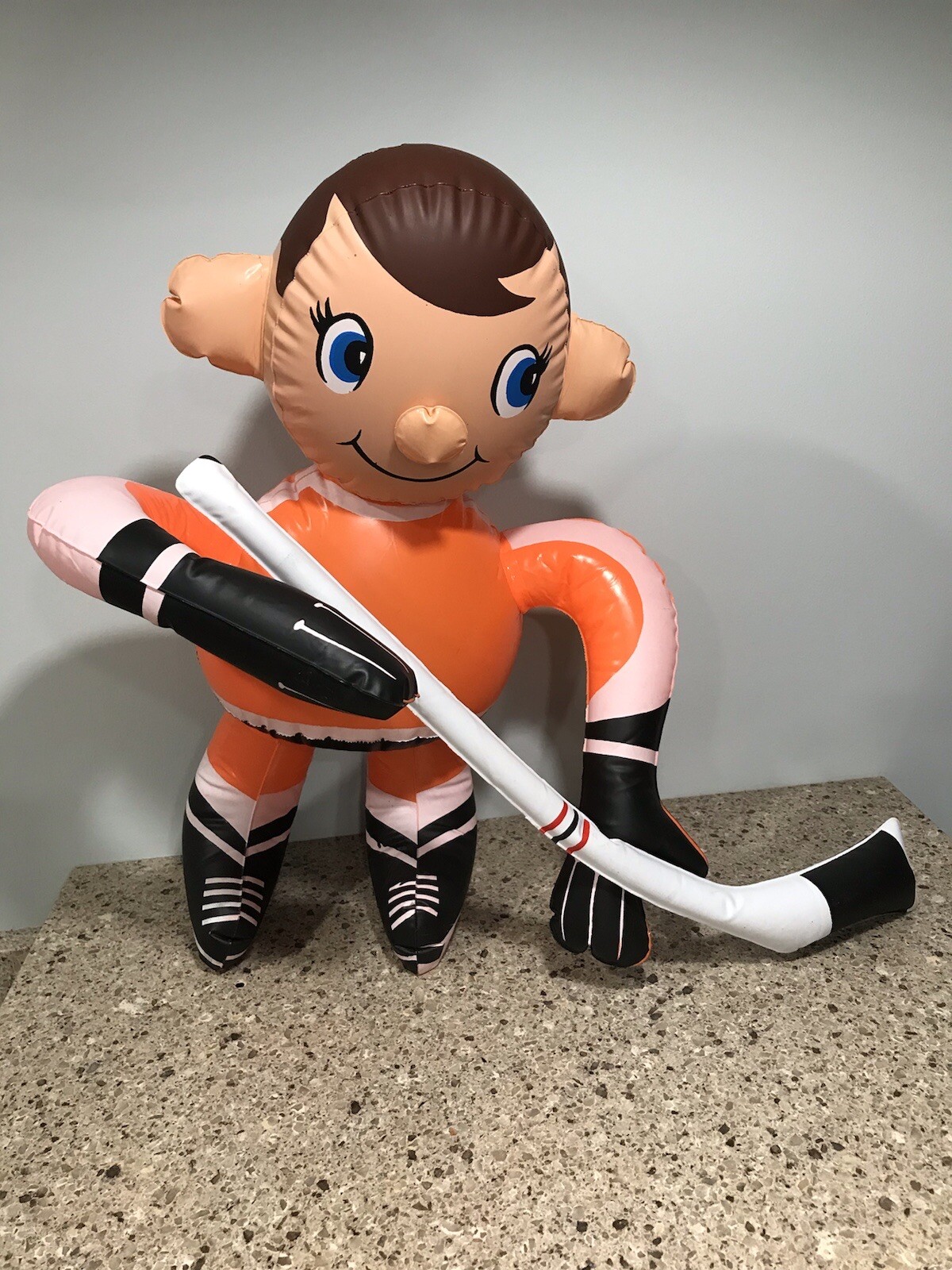 Mrs. Bobby Inflatable Bobby Clarke 16 Philadelphia Flyers Vintage NHL Hockey Inflatable ...