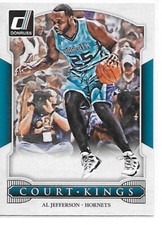 2014-15 Donruss Basketball Court Kings Al Jefferson Hornets
