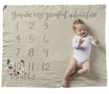 Brand New Primitives By Kathy Milestone Baby Blanket grow