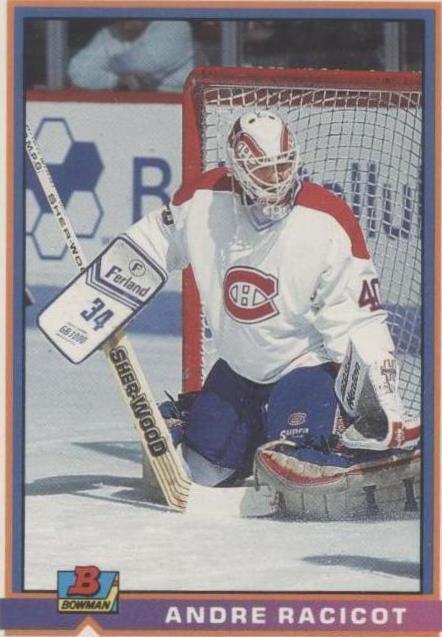1991-92 Bowman - Andre Racicot #337 (RC) for sale online | eBay