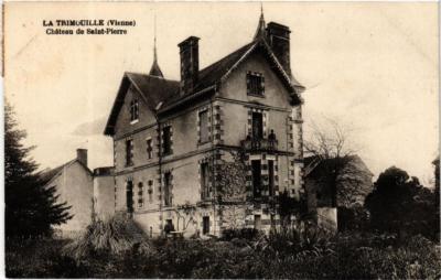 CPA AK La Trimouille Chateau de St-PIERRE (613254)