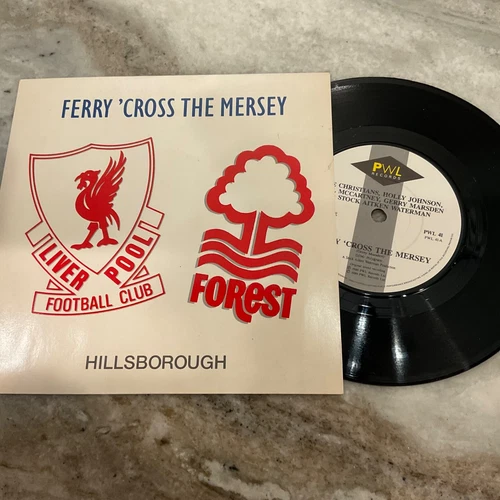 FERRY CROSS THE MERSEY 7" PAUL McCARTNEY GERRY MARSDEN NM/NM 1989 Hillsborough