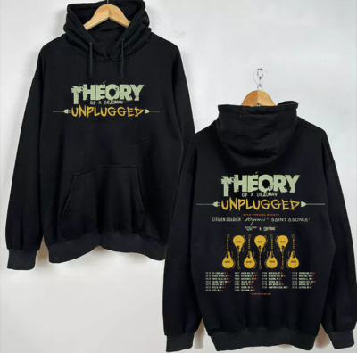 Theory of a Deadman Band Unplugged Tour 2024 Hoodie Size S-5XL ET771 | eBay