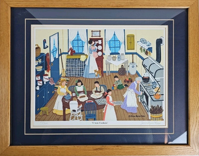 Joan Boyer Kopp ''U'mm Cookies'' Signed Art Print Limited Edition 51/200