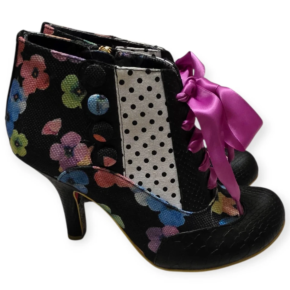 Irregular Choice Blair Elfglow caprichoso tacón Fairycore botas al tobillo en talla 7. Foto 4 de 4