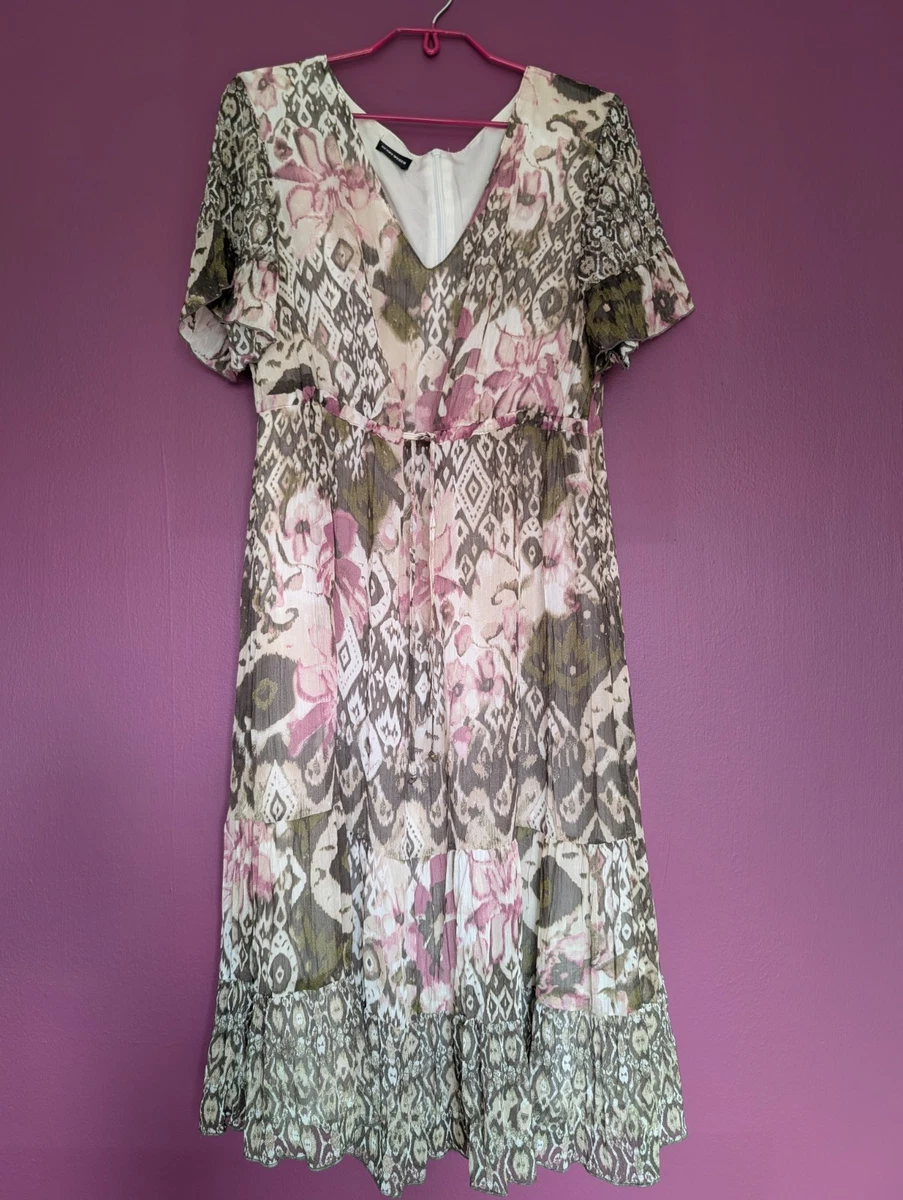 gerry weber retro print dress pink Gerry Weber N68522 Printed Dress Pauls of Kilkenny