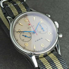 SEAGULL 40MM 1963 SWAN NECK Sapphire Glass Chronograph Mechanical Watch Gift