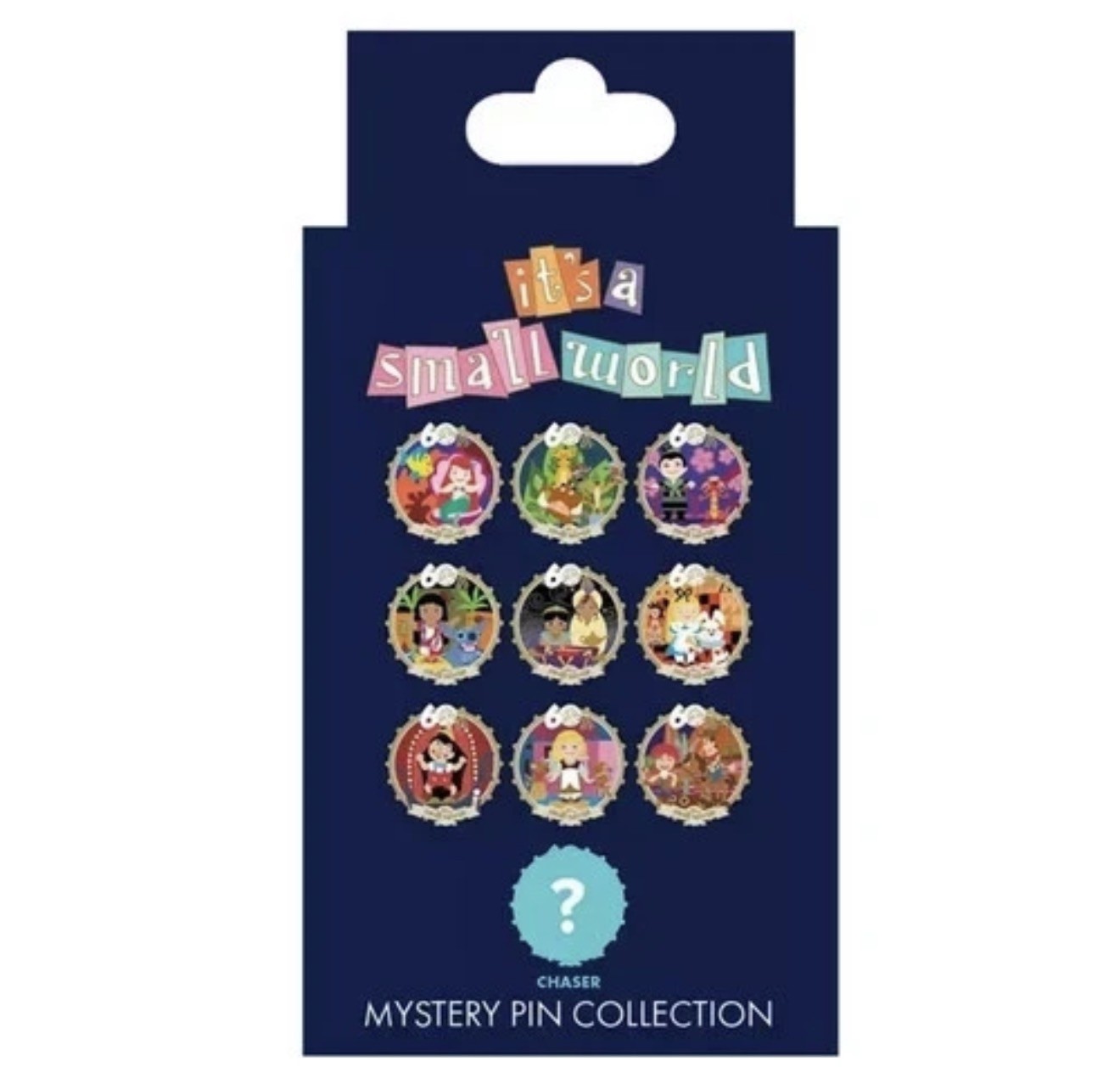 D23 ''it's a small world'' 60th Anniversary Mystery Pin 2 Pack SEALED Pre-order