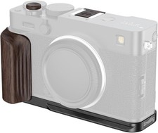 SmallRig L-Shaped Mount Plate with Wooden Handle for FUJIFILM X-E5 Black 6237