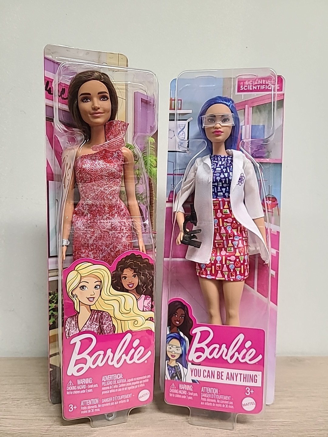 Bundle Pack Pink Glitz & Scientist In Lab Coat