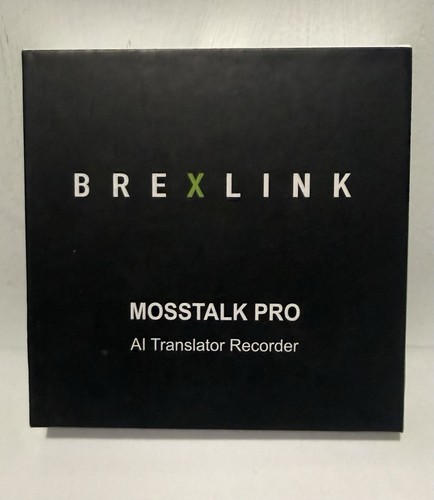 Brexlink Mosstalk Pro – AI Translator Recorder/ Tested/Works