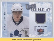 2008-09 Fleer Ultra Uniformity Nik Antropov #UA-NA READ 0a1