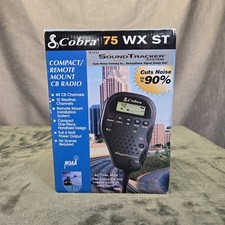 Cobra 75 WX ST Compact Handheld CB Radio w/ Sound Tracker System Open Box