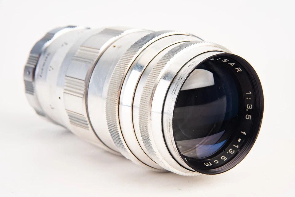 Exakta Mount Telisar C 13.5cm 135mm f/3.5 Telephoto Portrait Lens with Caps V28 - Image 2 of 4