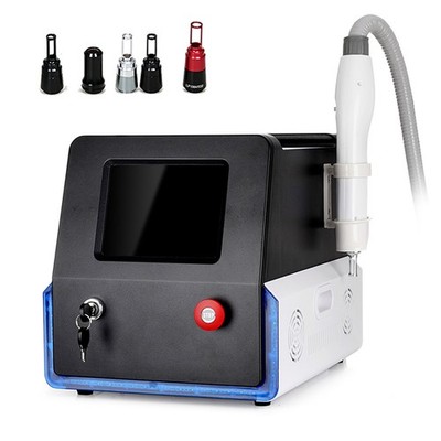 Q-Switched ND YAG Laser Tattoo Removal Machine Eyebrow 532 1064 1320nm 4 Probe