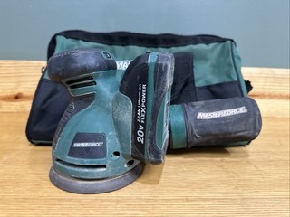 Masterforce 241 0807 Random Orbit Sander w/ 20V 2.0Ah Battery & Bag