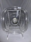 Pyrex Glass Lid D-25 Replacement for Corning Ware 7  1/2”Square Casserole Vtg