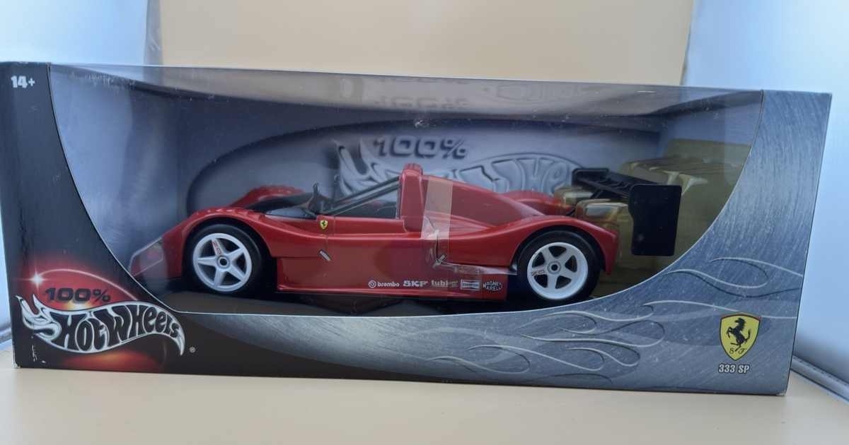 Ferrari 333 SP by Hot Wheels 1 18 for sale online | eBay
