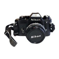 Nikon EM Black 35mm Film Camera Nikkor Ai-s 50mm f/1.8 Lens JAPAN